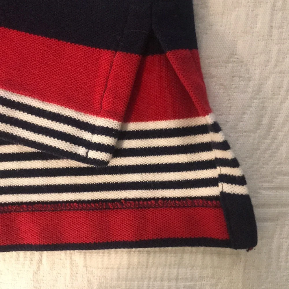 Polo Golf Ralph Lauren Striped Short Sleeve Polo Shirt Red White Blue XL